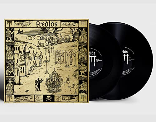 Vinyl record of Fredl - Fredlös with detailed, illustrated cover art.