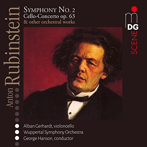 CD cover featuring a portrait of composer Anton Rubinstein.