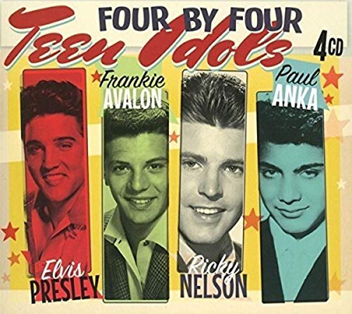 CD cover featuring portraits of Elvis Presley, Frankie Avalon, and others.