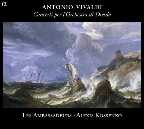 CD cover depicting a stormy seascape with ships and a fortress.
