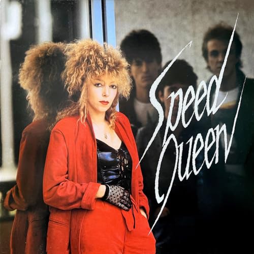 Album cover for Speed Queen featuring a woman in a red suit.