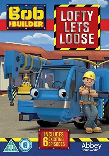 Bob the Builder DVD cover featuring Lofty the crane and Bob.