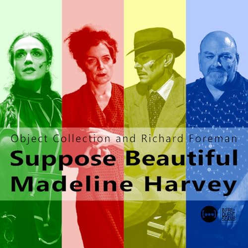 CD cover with four portrait sections and bold text: "Suppose Beautiful Madeline Harvey".