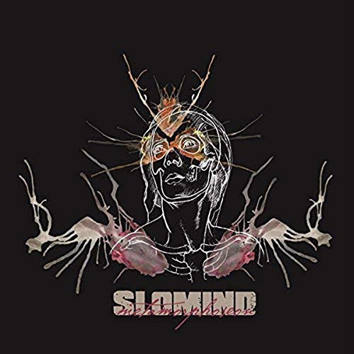 CD cover: skeletal, abstract face with antlers and red accents.