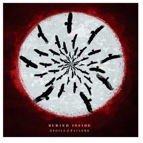 CD cover: swirling black birds against a white circle, red background.