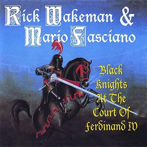 CD cover: two knights on horseback against a blue gradient.