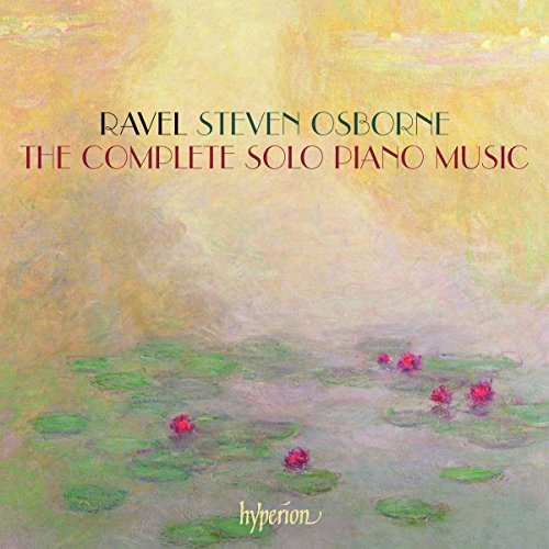 CD cover for Ravel’s complete solo piano music by Steven Osborne.