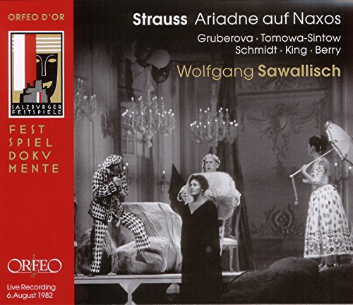 CD cover for Strauss’ “Ariadne auf Naxos” opera, Salzburg Festival recording.