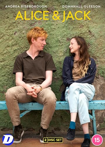 DVD cover for "Alice & Jack" featuring a man and woman on a bench.