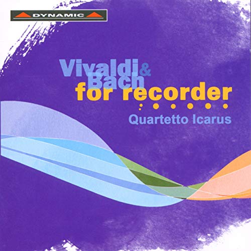 CD cover for “Vivaldi & Bach for Recorder” by Quartetto Icarus.