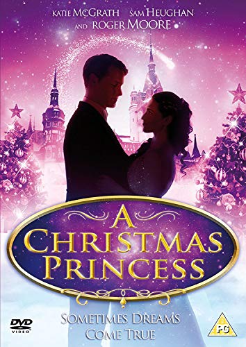 DVD cover for “Christmas Princess” featuring a couple and a castle.
