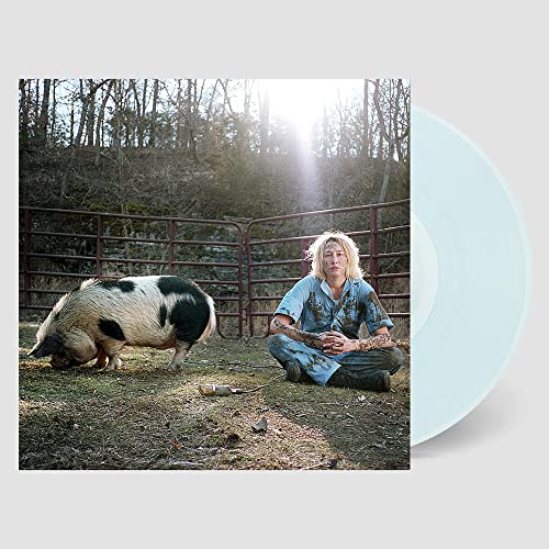 Album cover for The Bobby Lees - Bellevue, featuring a person and pig.