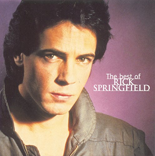 Rick Springfield album cover featuring a close-up portrait of the artist.