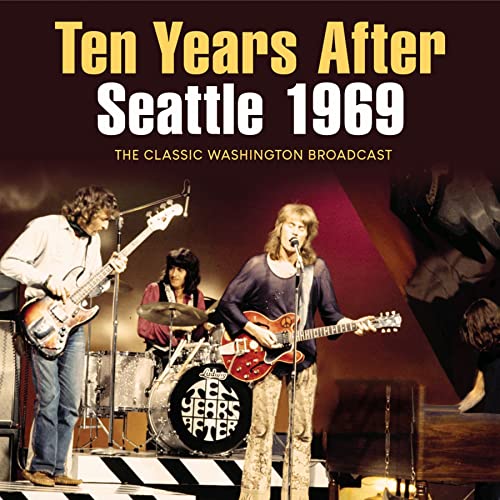 Ten Years After band performing live on stage in 1969.