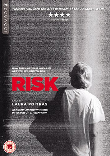 DVD cover for the film "Risk" featuring a man seen from behind.