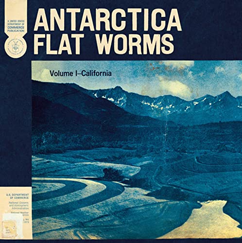 CDSHSSCD cover with blue mountains and text reading Antarctica Flat Worms Volume I.