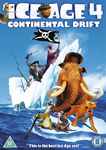 Ice Age 4: Continental Drift Blu-ray cover with Manny, Sid, and Diego.