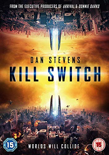 DVD cover art showing a city mirrored against itself with a bright light beam.
