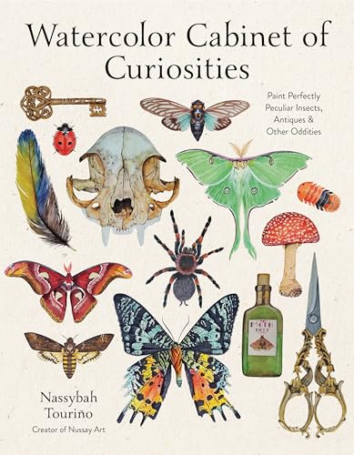 Watercolor Cabinet of Curiosities : Paint Perfectly Peculiar Insects, Antiques & Other Oddities