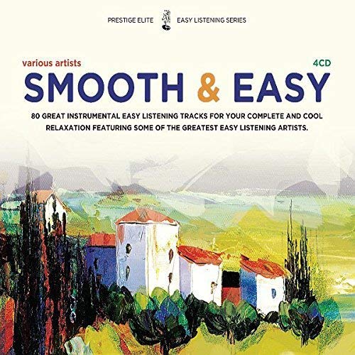 CD cover for “Smooth & Easy” with a Tuscan landscape painting.