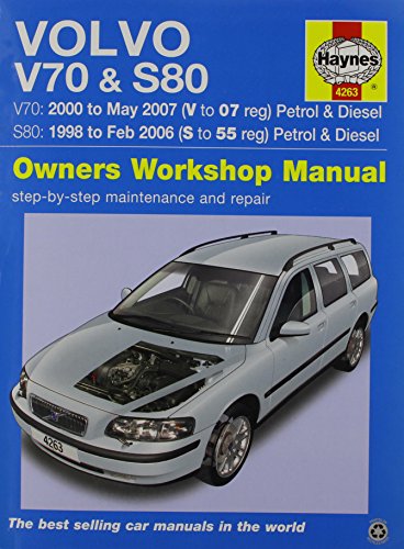 Volvo V70 / S80 Petrol & Diesel (98 - 07) Haynes Repair Manual