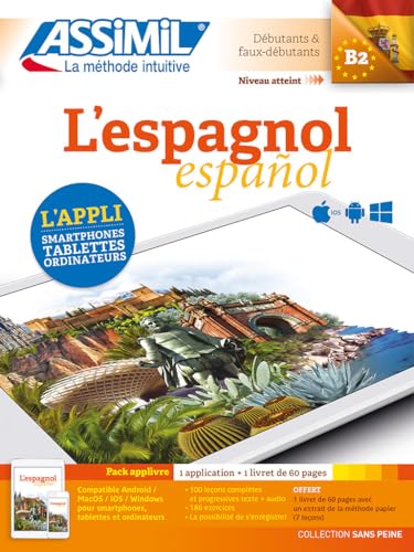 L'espagnol B2 - Pack applivre 1 application + 1 livret de 60 pages