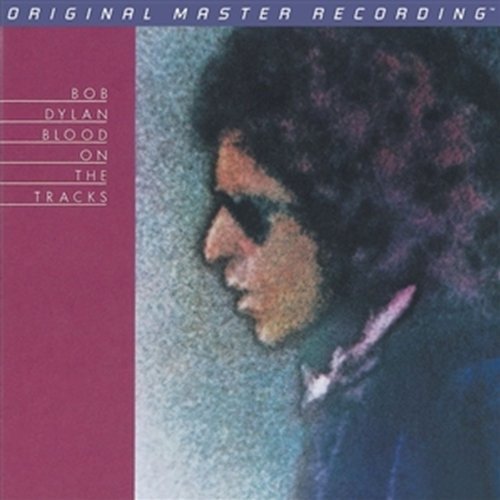 Bob Dylan’s “Blood On The Tracks” album cover, profile portrait.