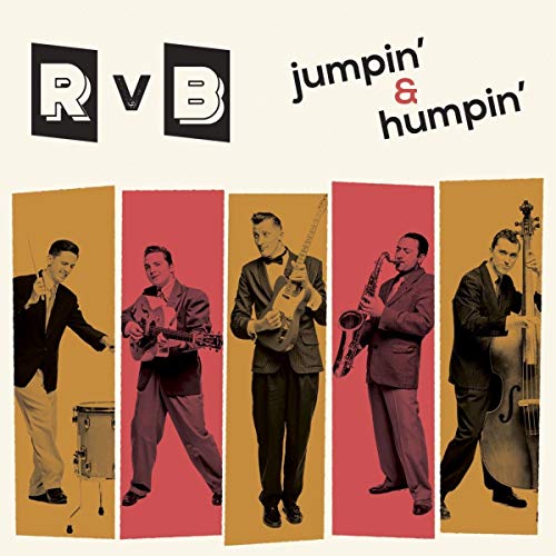 CD cover featuring a 1950s rockabilly band in shades of red and gold.