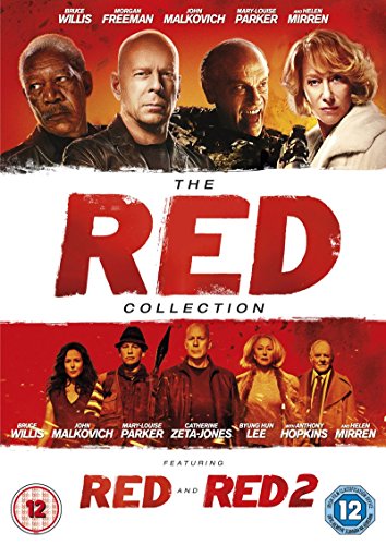 DVD cover for "The Red Collection" featuring Bruce Willis and Helen Mirren.