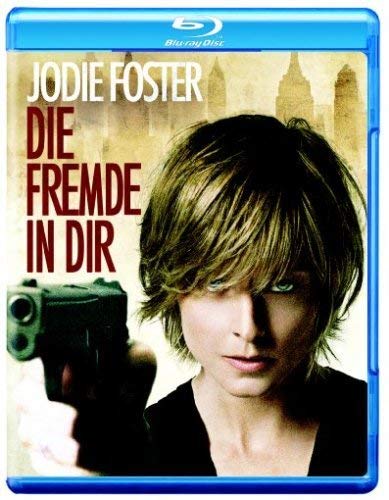 Blu-ray cover for The Brave One featuring Jodie Foster holding a handgun.