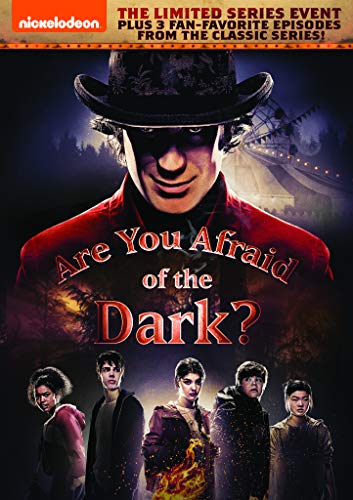 Are You Afraid of the Dark?" DVD cover with a shadowed figure and kids.