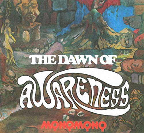 CD cover with painted figures and swirling, stylized text.