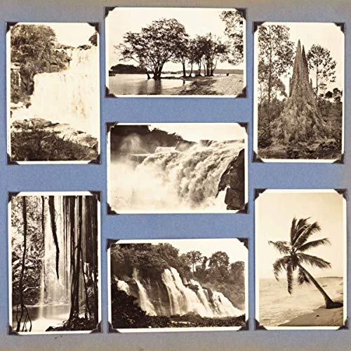 CD cover with sepia-toned images of waterfalls, trees, and a beach.