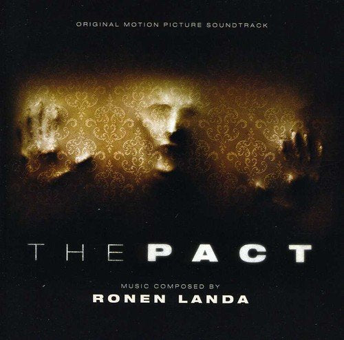 CD cover for "The Pact" soundtrack featuring a ghostly face and ornate pattern.
