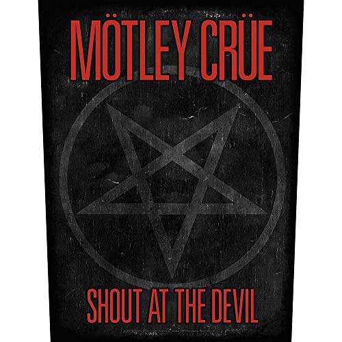 Razamataz MÖTLEY CRÜE # 11 SHOUT AT THE DEVIL Back Patch 36 x 29 cm