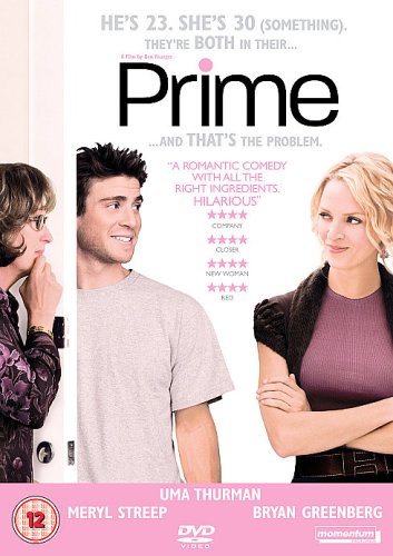 DVD cover for “Prime” featuring Meryl Streep, Uma Thurman, and Bryan Greenberg.