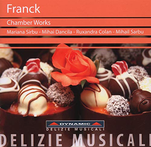 CD cover for Franck’s Chamber Works Vol. 30 with red rose and chocolates.