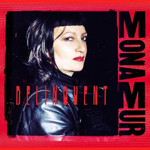 Vinyl album cover featuring a woman’s face and bold red text.