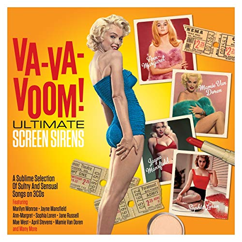 CD cover featuring Marilyn Monroe and other classic actresses in collage.