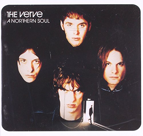 The Verve album cover featuring four band members in a dark portrait.