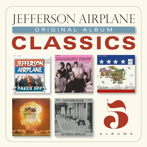 Jefferson Airplane Original Album Classics box set cover featuring five vintage album art covers.