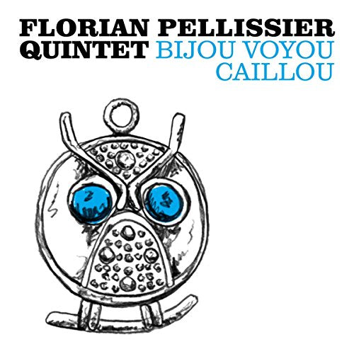 CD cover: black and white sketch of an owl-shaped pendant.