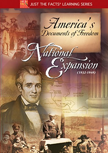 DVD cover featuring historical figures and a map of 1832-1848 America.