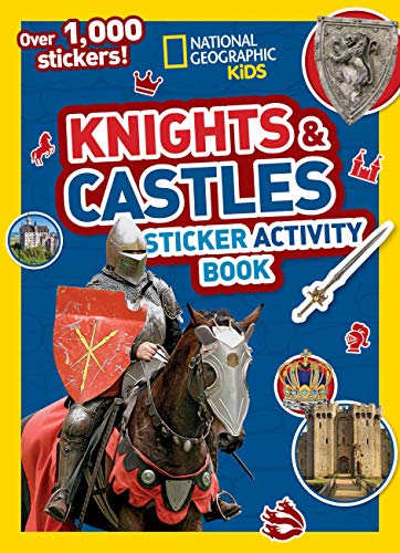 Knights and Castles Sticker Activity Book: Colouring, counting, 1000 stickers and more! (National Geographic Kids)