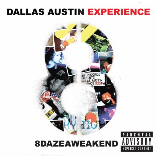 CD cover for "8dazeaweakend" by Dallas Austin Experience, collage design.