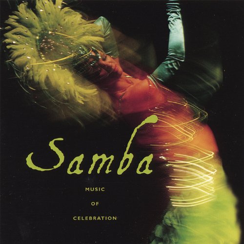CD cover for “Samba” featuring a dancer in motion with feathers.