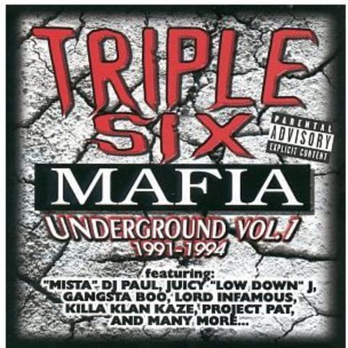 CD cover for Three 6 Mafia’s “Triple Six Mafia - Vol. 1-Underground.”