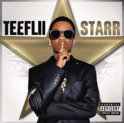 CD cover for Teeflii’s “Starr” featuring a man in sunglasses and a suit.