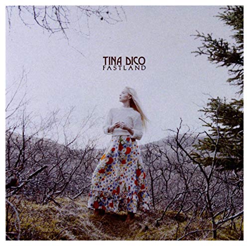 CD cover: woman in floral skirt amidst bare trees and hills.