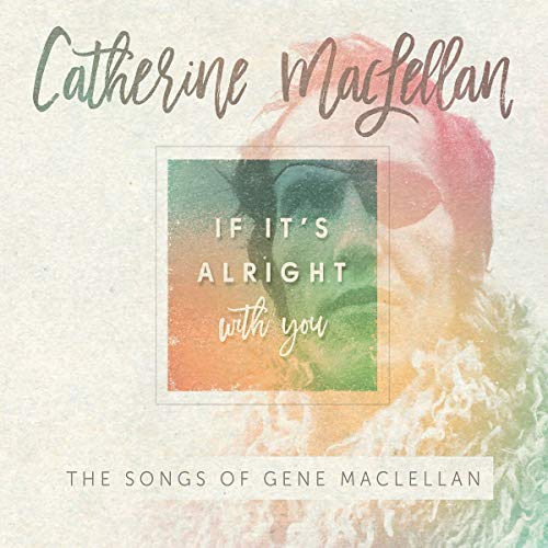 CD cover: Catherine Maclellan album, portrait with watercolor effect.